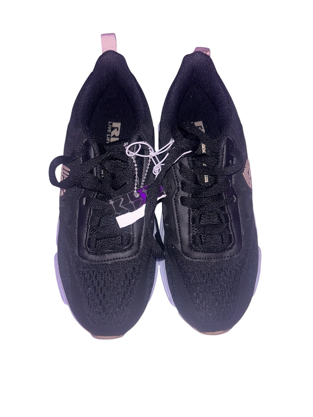 Women's Black & tan Athletic Sneakers